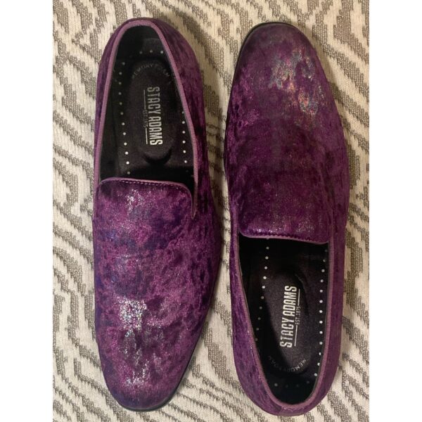 Stacy Adams ~ Men's 8.5 Loafers ~ Purple Metallic Sartorial! Fits Womens 10.5