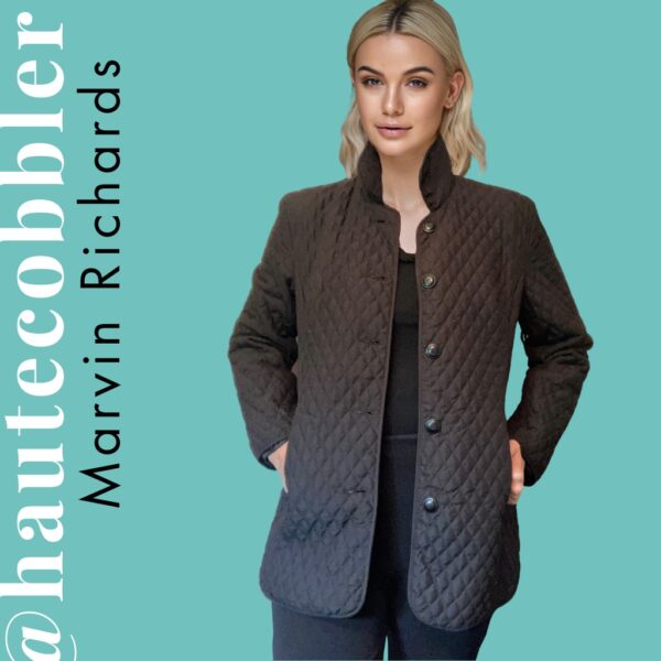 Marvin Richards Vintage Quilted Chore Jacket ~ Size M ~ Classic & Refined!