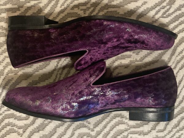 Stacy Adams ~ Men's 8.5 Loafers ~ Purple Metallic Sartorial! Fits Womens 10.5 - Image 2